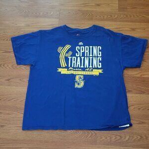 Seattle Mariners Men's MLB Spring Training Cactus League Shirt Majestic Large